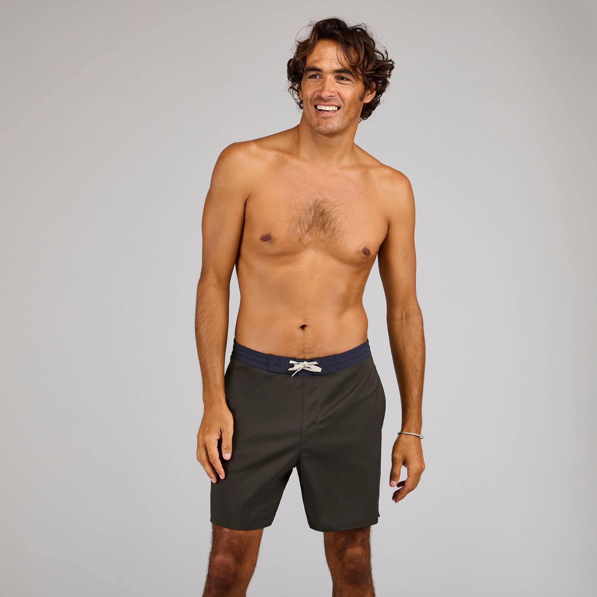 Boardshorts Surfen 100 lang Eco Man Kaki Boardshorts Surfen 100 lang Eco Man Kaki von OLAIAN