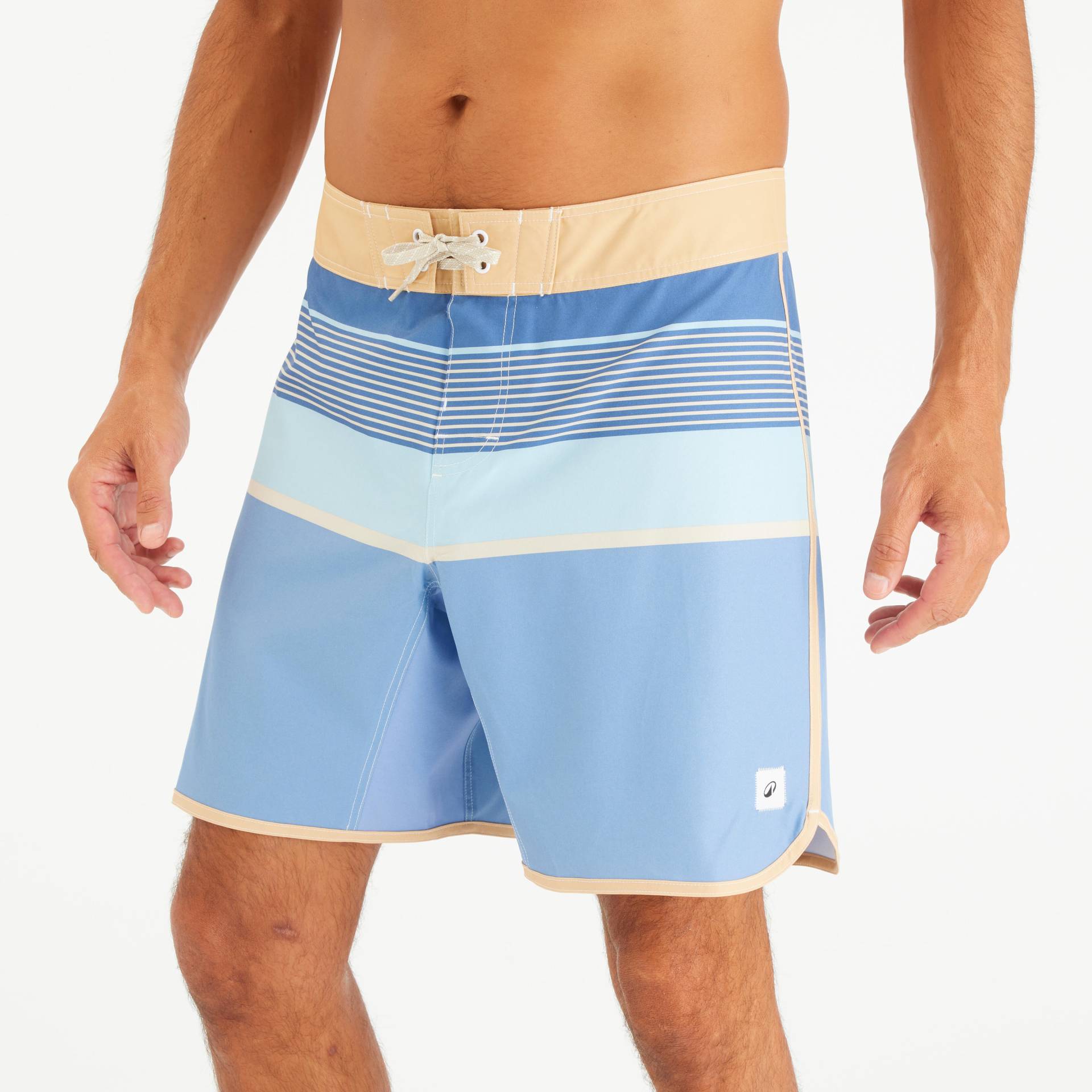 Boardshorts Surfen Herren lang 500 18" marineblau Boardshorts Surfen Herren lang 500 18" marineblau von OLAIAN