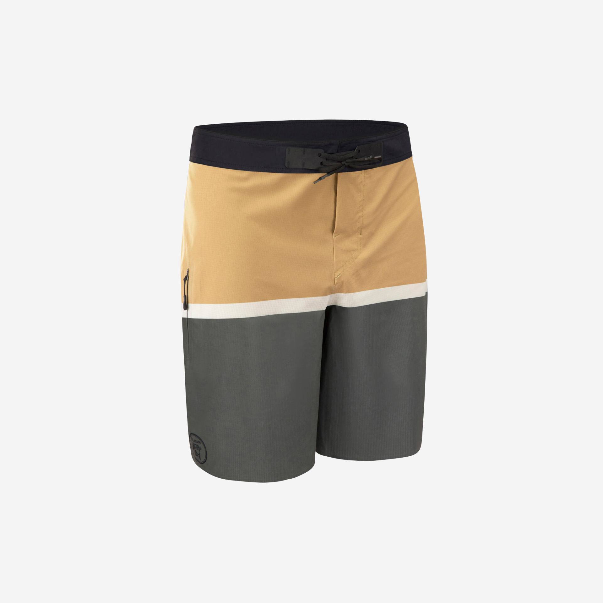 Boardshorts Surfen Standard 900 Flat Belt Dude khaki Boardshorts Surfen Standard 900 Flat Belt Dude khaki von OLAIAN