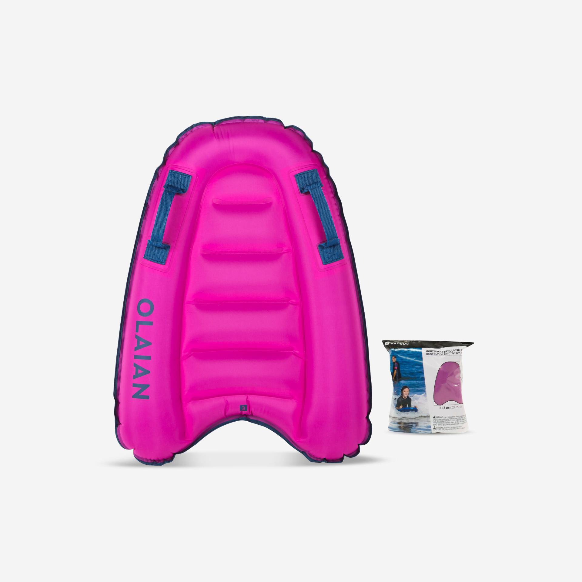 Bodyboard aufblasbar Kinder 15–25 kg rosa Bodyboard aufblasbar Kinder 15–25 kg rosa von OLAIAN