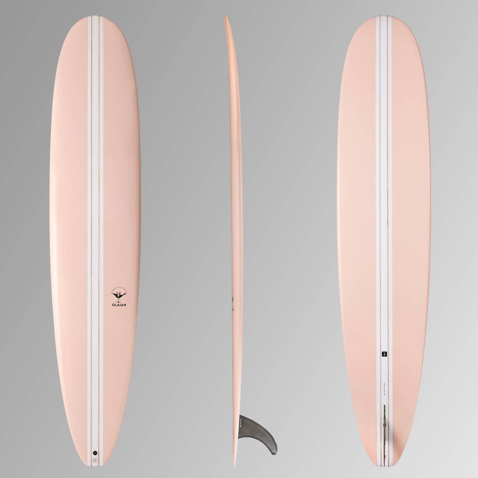 Longboard 900 9'4" Surfen 74 lLieferung mit 1 Finne 10". von OLAIAN