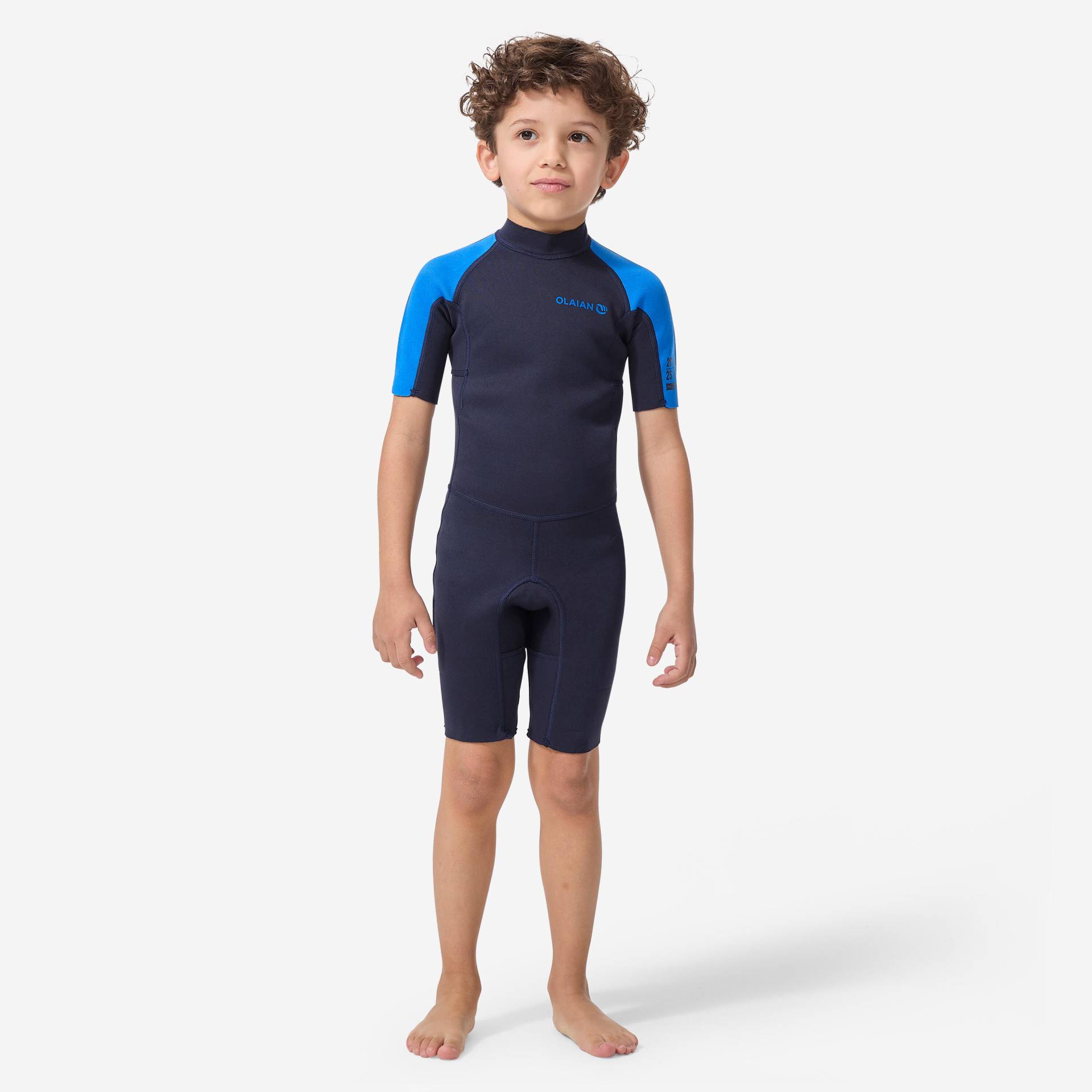 Neoprenanzug Shorty Surfen 100 Neopren 1.5 mm Kinder blau Neoprenanzug Shorty Surfen 100 Neopren 1.5 mm Kinder blau von OLAIAN