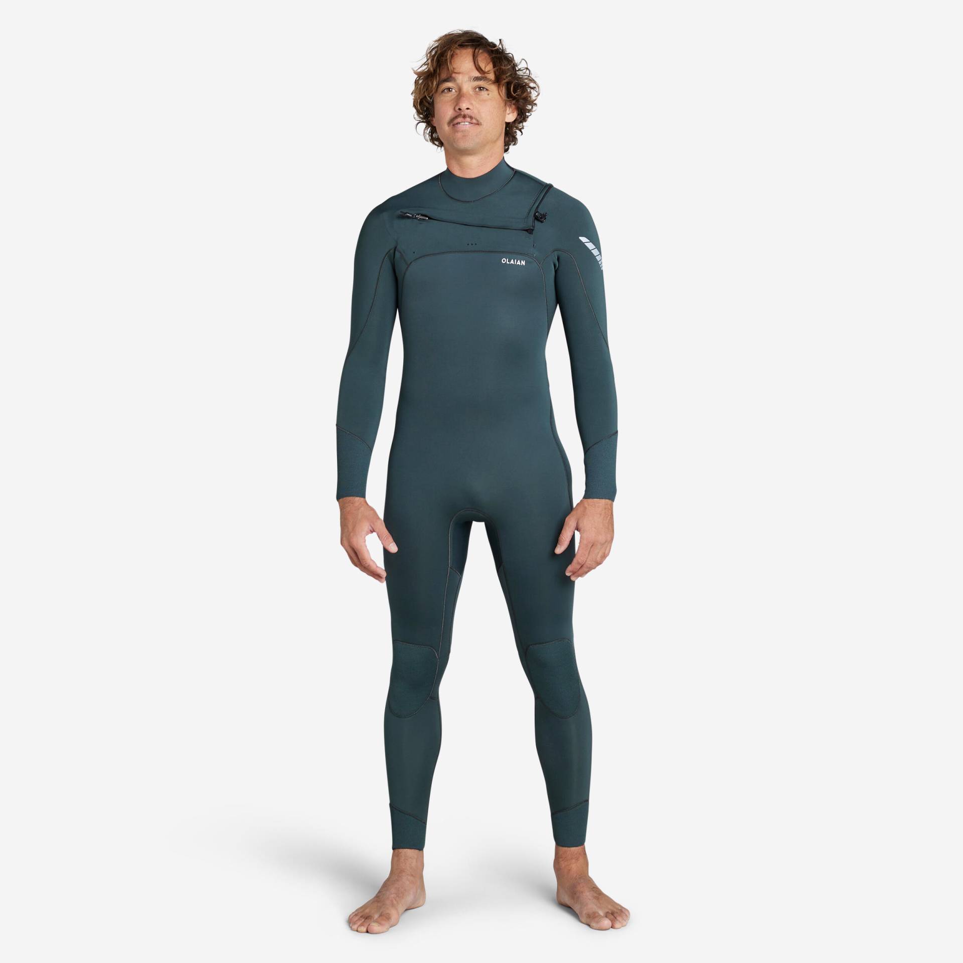 Neoprenanzug Surfen Herren 3/2 mm - 900 dunkelgrün Neoprenanzug Surfen Herren 3/2 mm - 900 dunkelgrün von OLAIAN