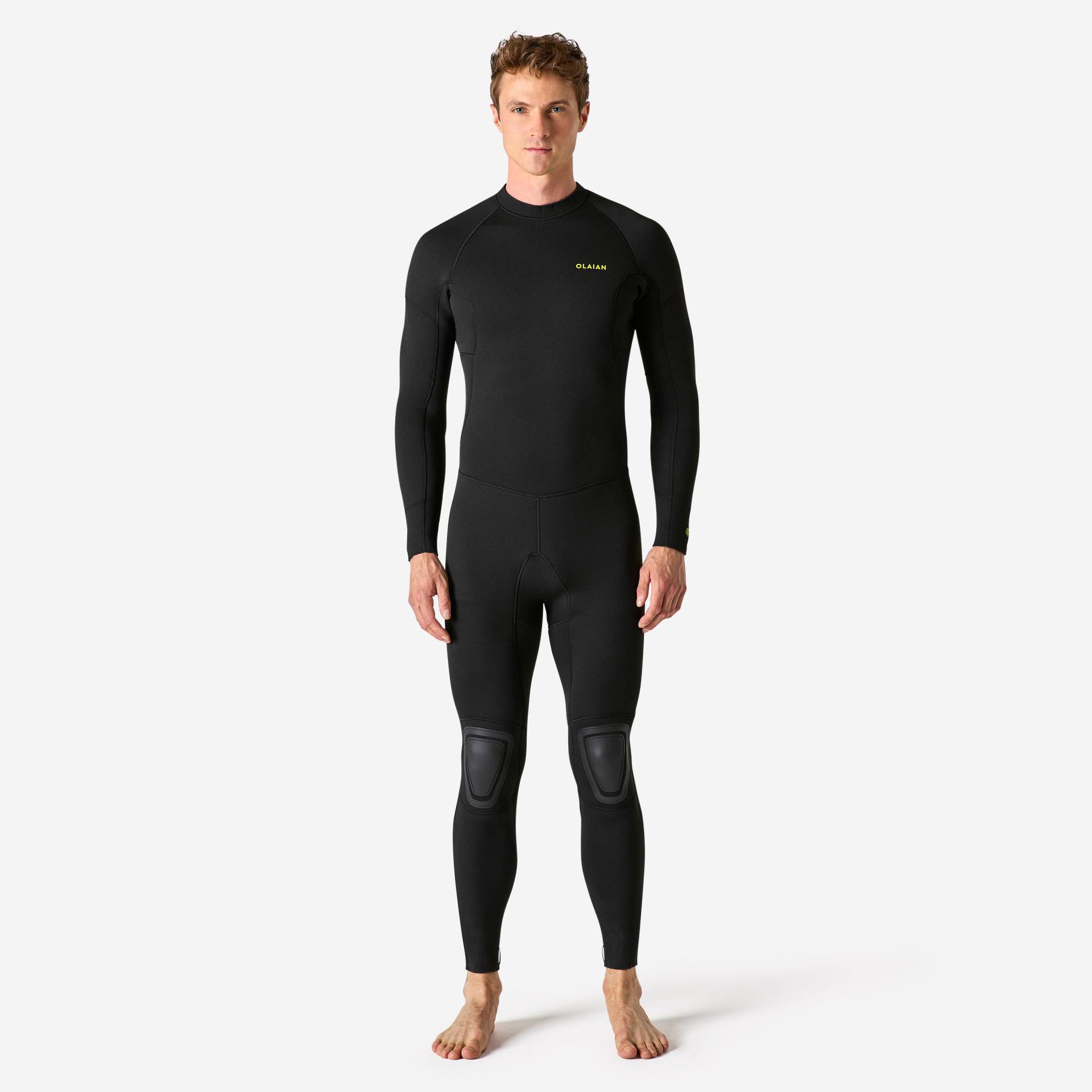 Neoprenanzug Surfen Herren 4/3 mm - 100 Neopren schwarz Neoprenanzug Surfen Herren 4/3 mm - 100 Neopren schwarz von OLAIAN