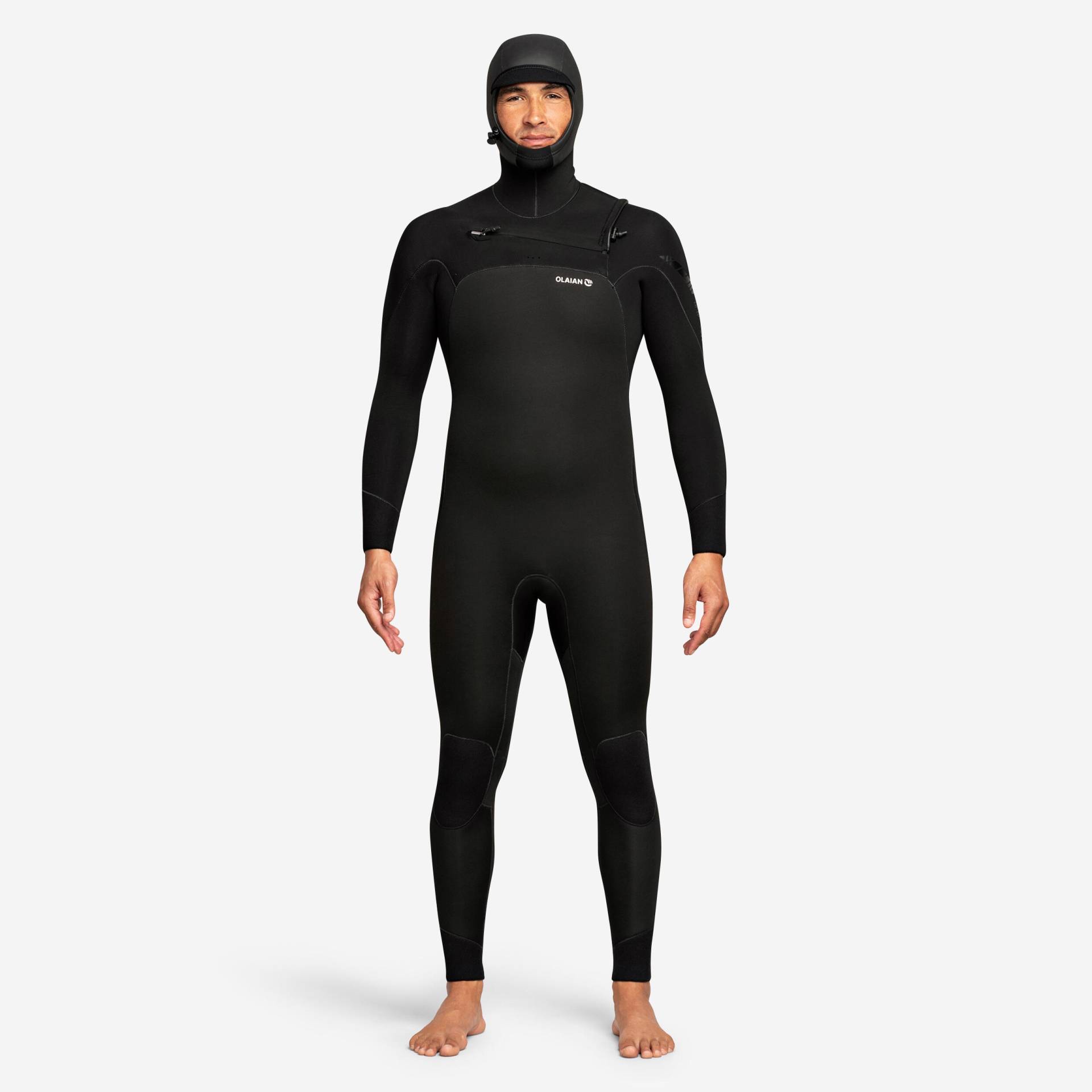 Neoprenanzug Surfen Herren 5/4 mm - 900 mit Kopfhaube Neoprenanzug Surfen Herren 5/4 mm - 900 mit Kopfhaube von OLAIAN