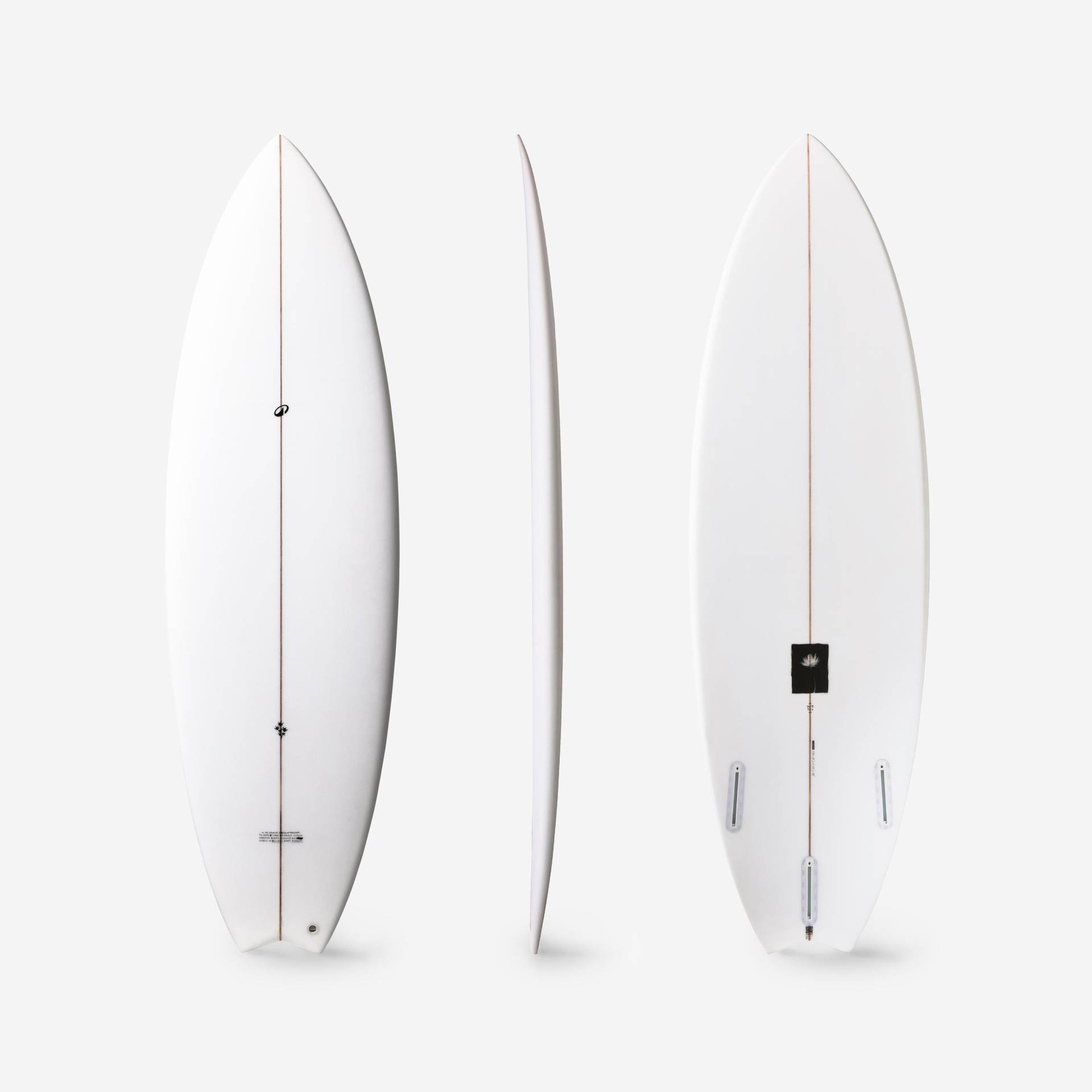 Shortboard kleine Wellen Futures Finboxen ohne Finnen - weiß Shortboard kleine Wellen Futures Finboxen ohne Finnen - weiß von OLAIAN