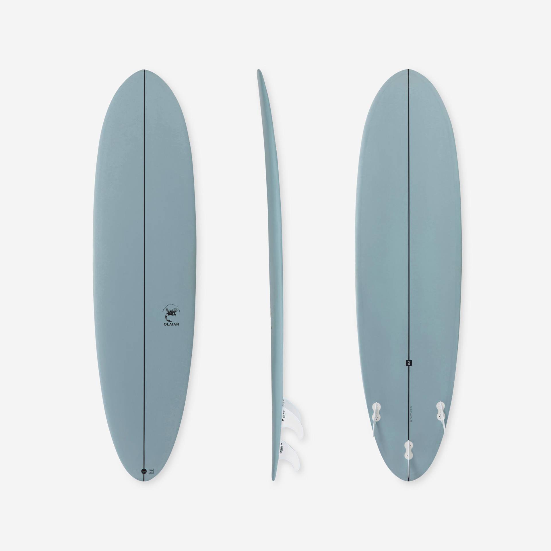 Surfboard 500 Hybrid 7' inklusive 3 Finnen. von OLAIAN