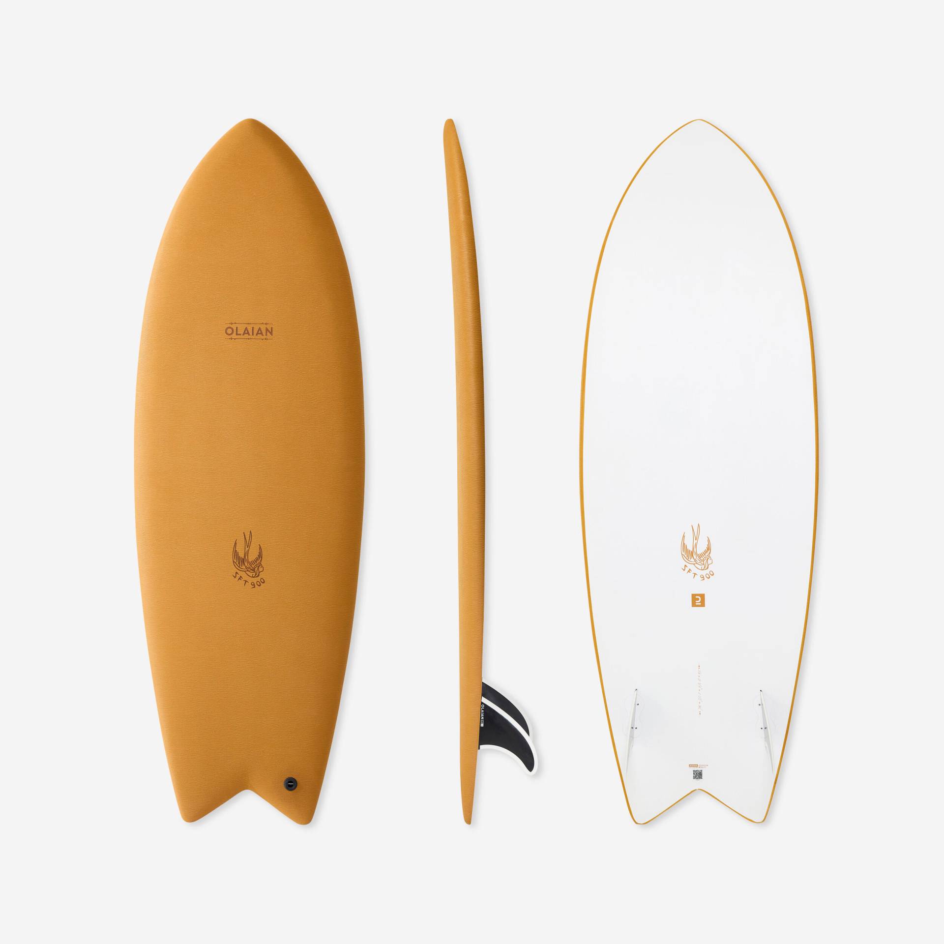 Surfboard Epoxy Soft 5'6' inkl. zwei Finnen - 900 Surfboard Epoxy Soft 5'6' inkl. zwei Finnen - 900 von OLAIAN