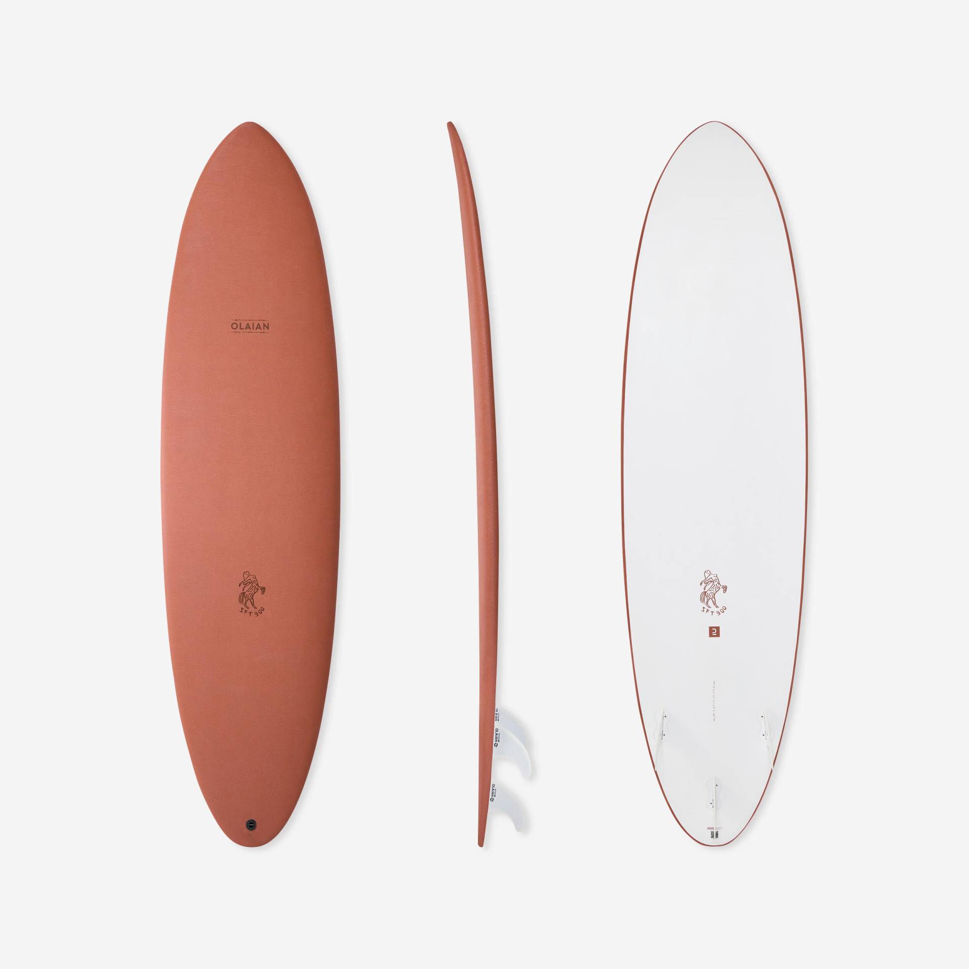 Surfboard Epoxy Soft 7' mit drei Finnen - 900 Surfboard Epoxy Soft 7' mit drei Finnen - 900 von OLAIAN