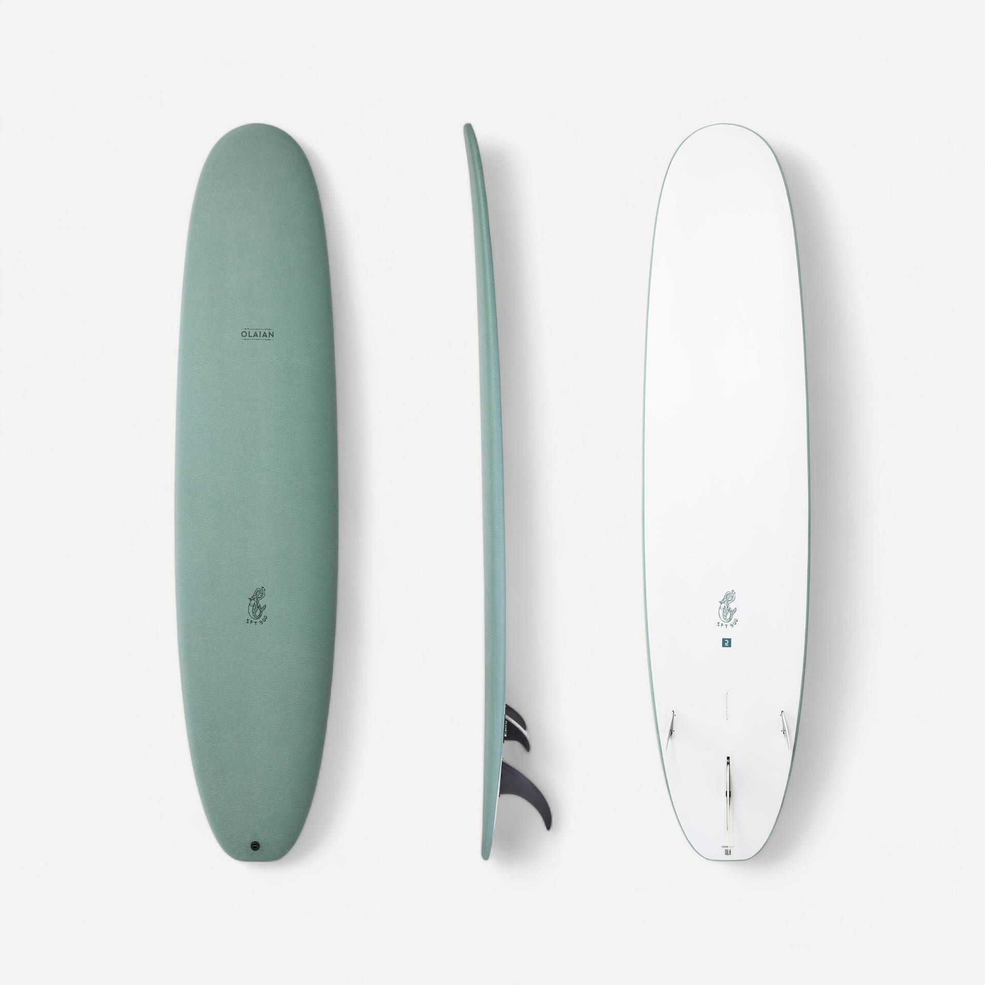 Surfboard Epoxy Soft 8'4 mit drei Finnen - 900 Surfboard Epoxy Soft 8'4 mit drei Finnen - 900 von OLAIAN
