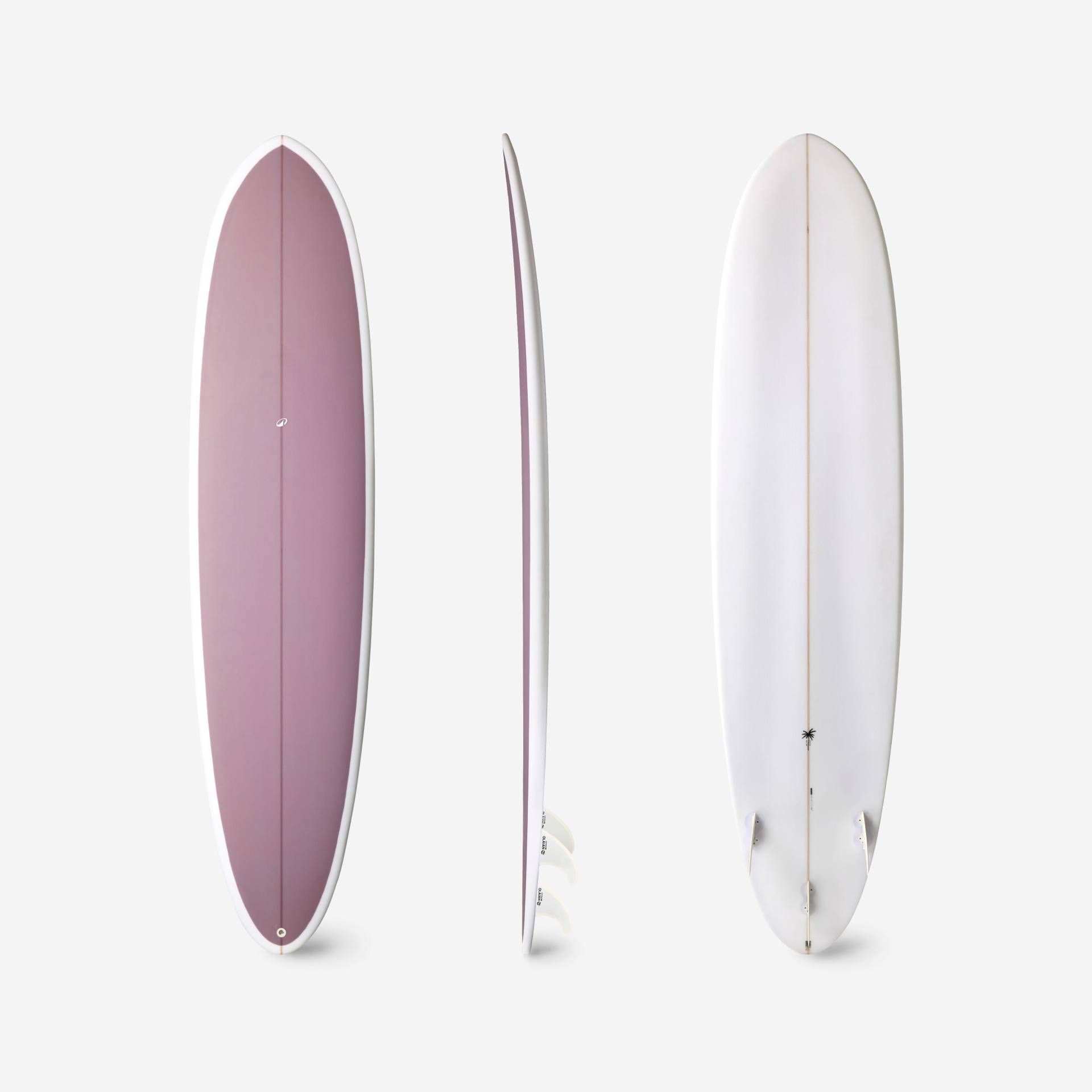 Surfboard Hybrid aus Harz 8' 62 l mit drei Finnen lila Surfboard Hybrid aus Harz 8' 62 l mit drei Finnen lila von OLAIAN