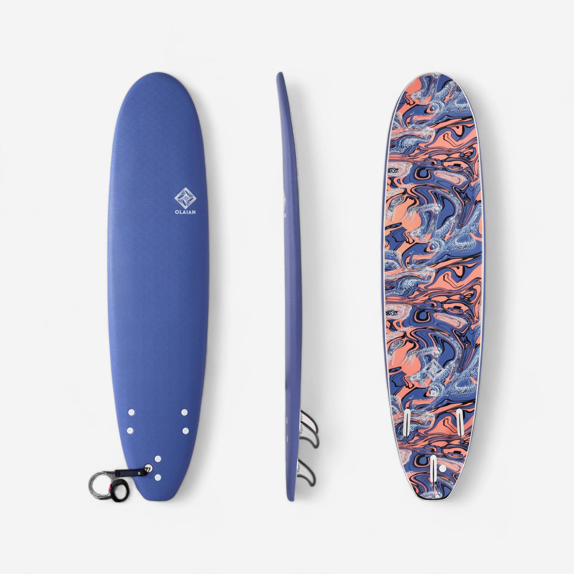 Surfboard Schaumstoff 7'8" - 500 blau Surfboard Schaumstoff 7'8" - 500 blau von OLAIAN