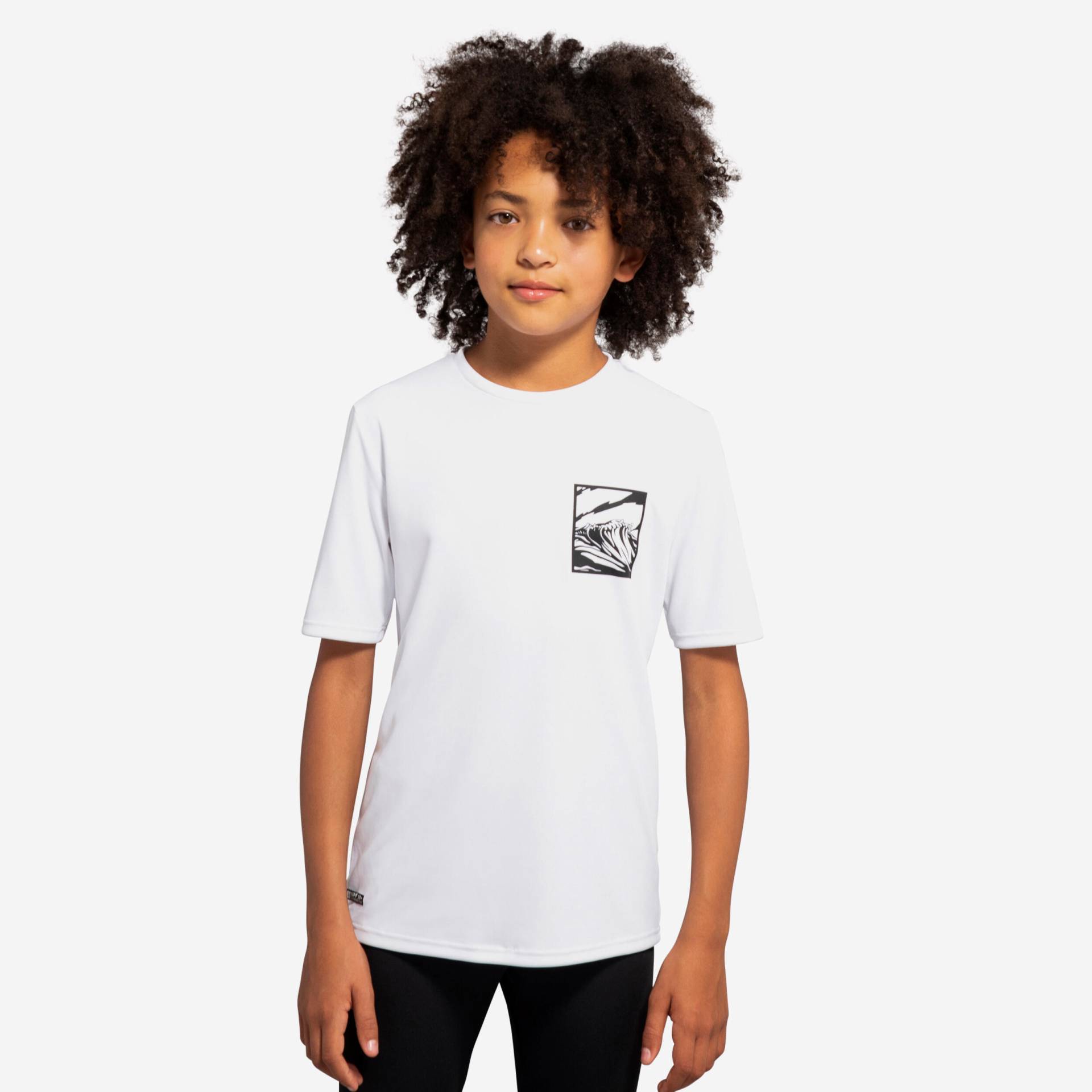 UV-Shirt kurzarm Surfen Skaten Kinder von OLAIAN