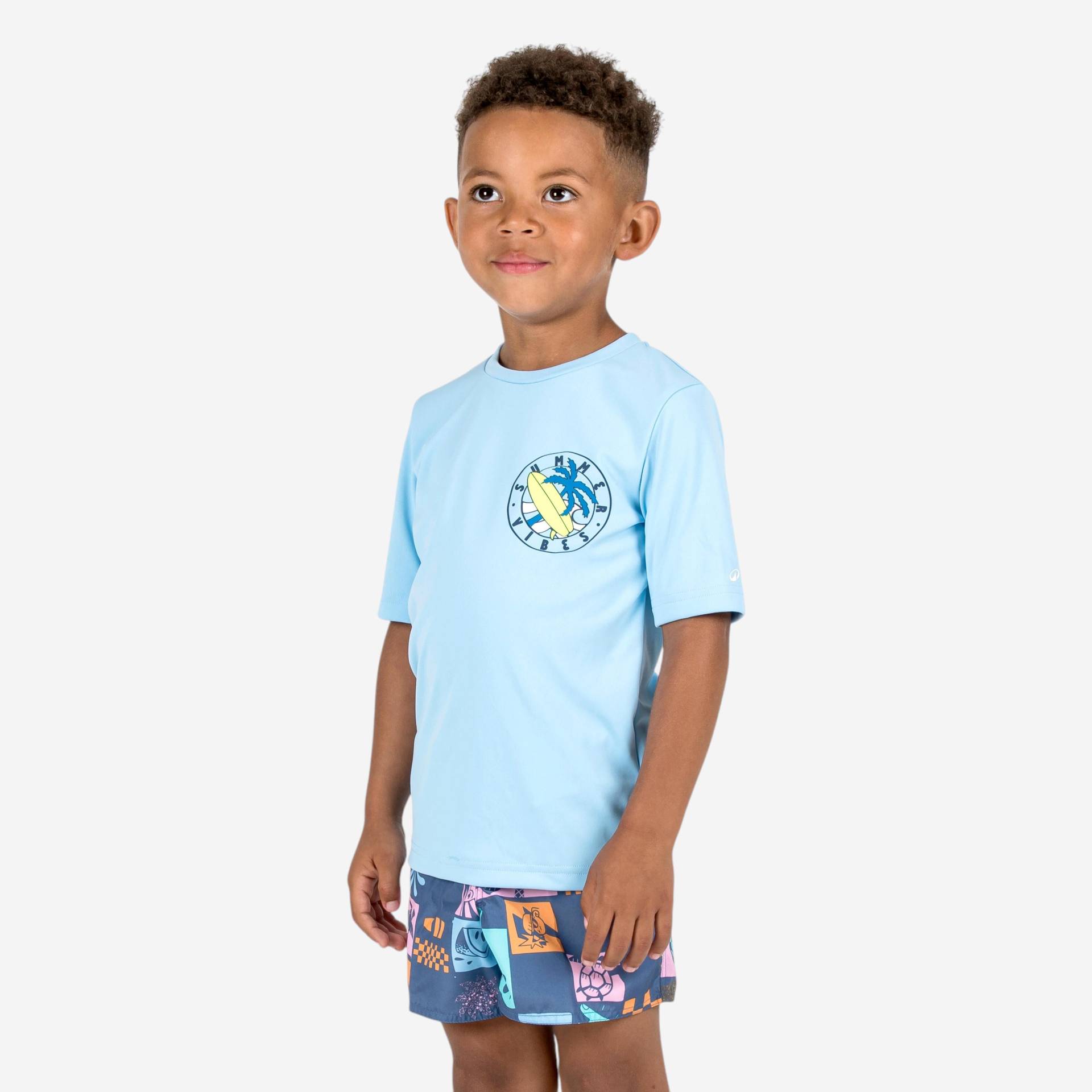 UV-Shirt Surfen Kinder 100 hellblau UV-Shirt Surfen Kinder 100 hellblau von OLAIAN