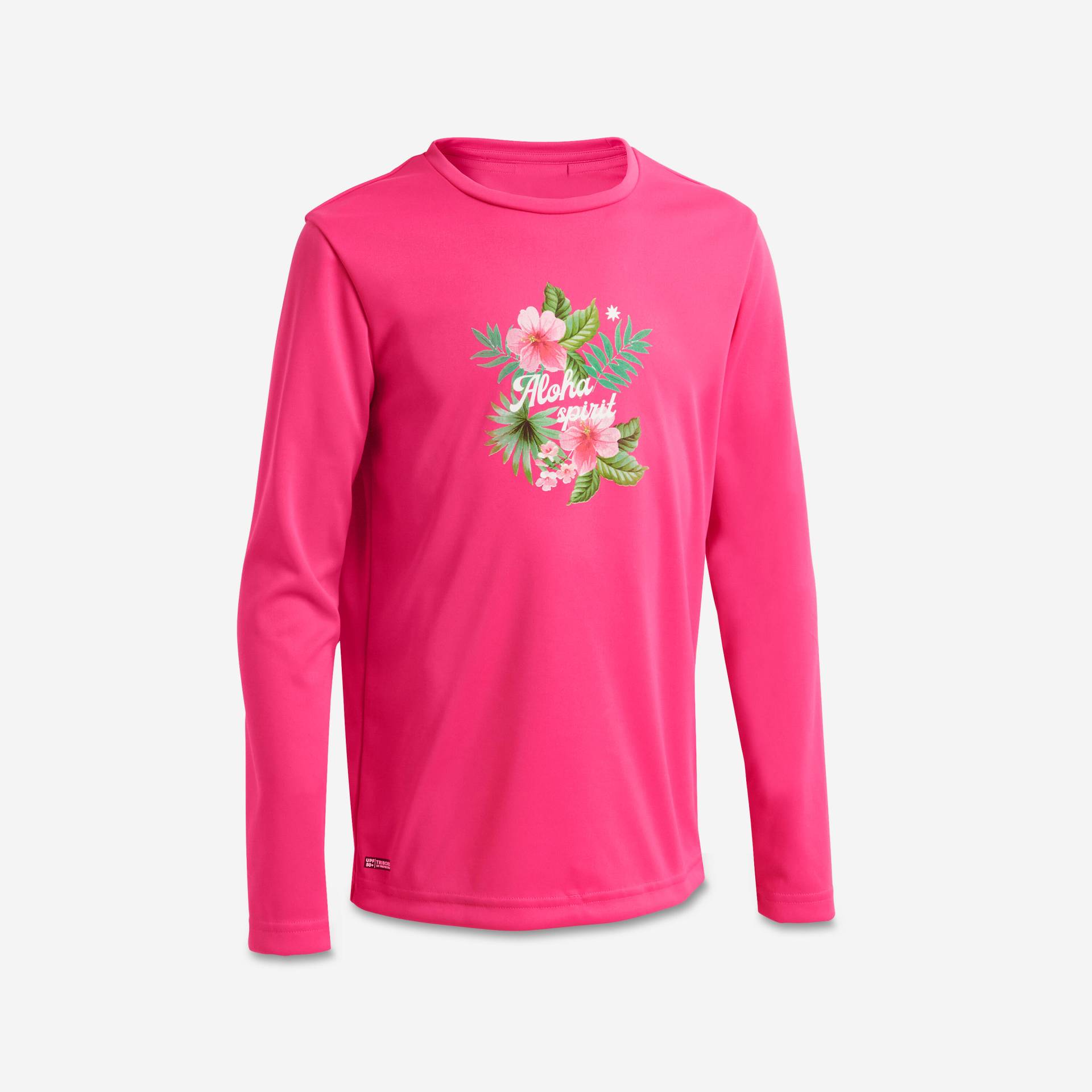 UV-Shirt Surfen Kinder langarm 100 rosa UV-Shirt Surfen Kinder langarm 100 rosa von OLAIAN
