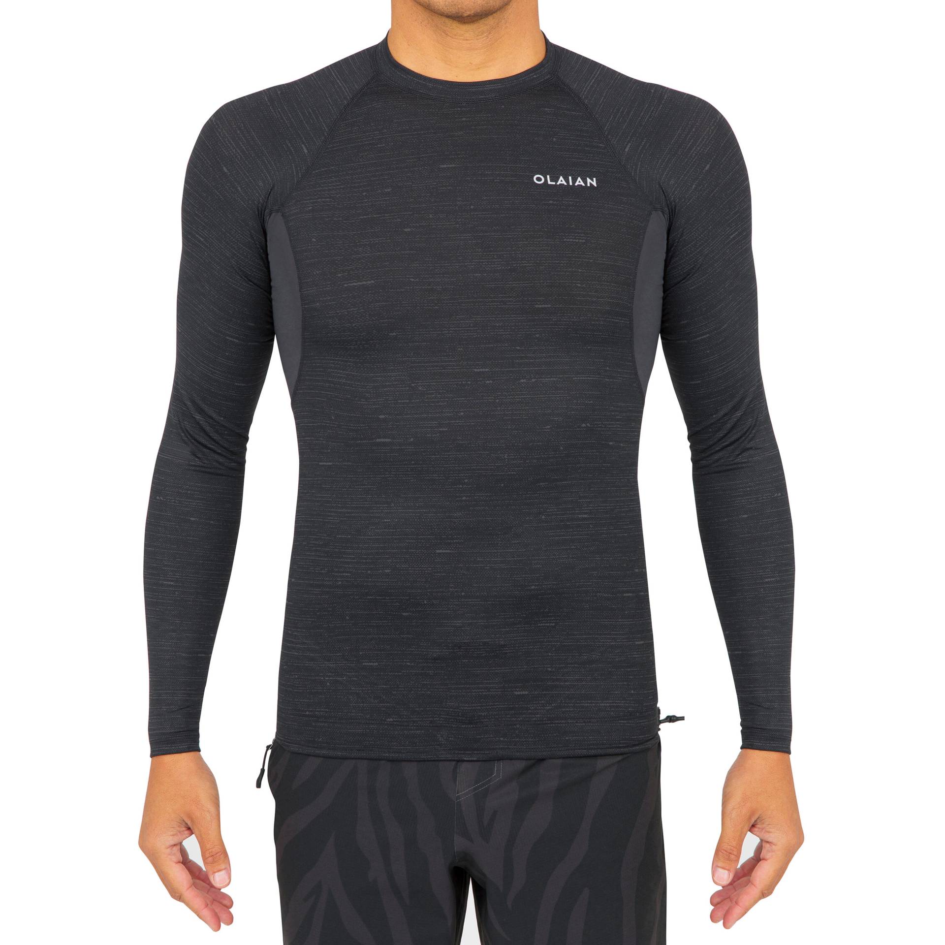 UV-Shirt UV-Top Surfen Herren langarm 900 schwarz UV-Shirt UV-Top Surfen Herren langarm 900 schwarz von OLAIAN