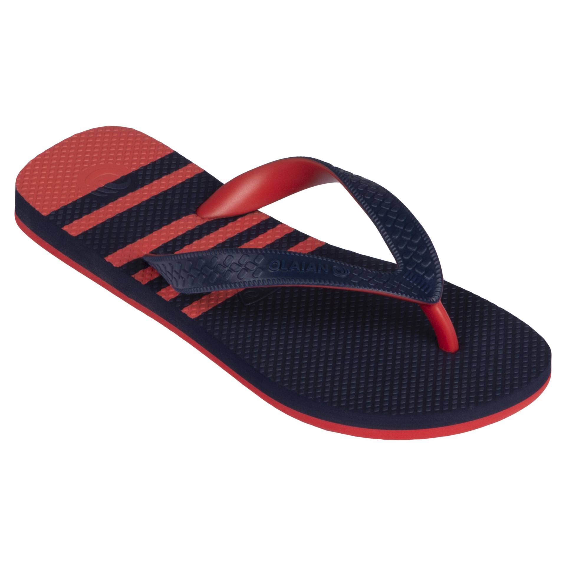 Zehensandalen Jungen 190 Up dunkelblau/rot von OLAIAN