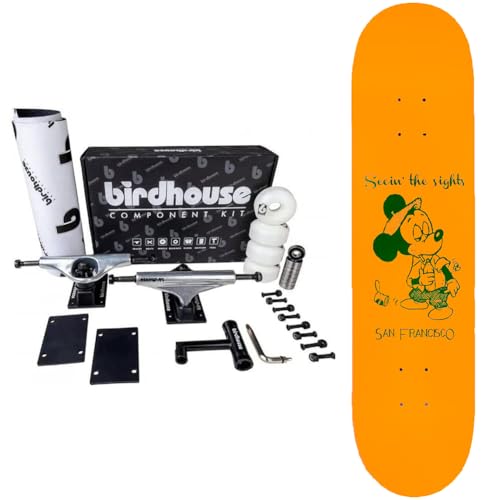 Komplettes professionelles Skateboard Polar Peralta Sour Fast Magenta, das beste Company Skateboard-Deck. Erstellen Sie Ihr eigenes professionelles Komplett-Skateboard - Set Up und Board (Snack von OLLIE TRICK