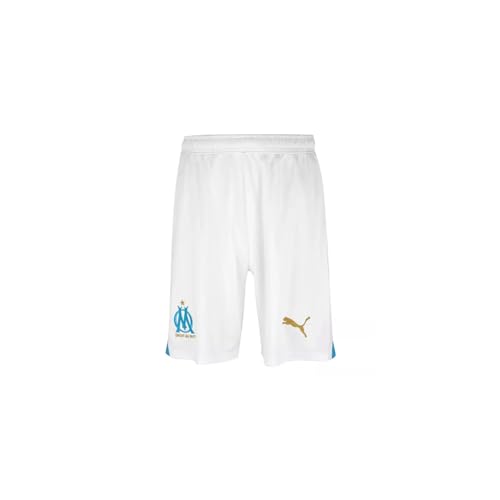PUMA Olympique de Marseille 771355-01 Shorts Replica Shorts Unisex White Größe S von PUMA