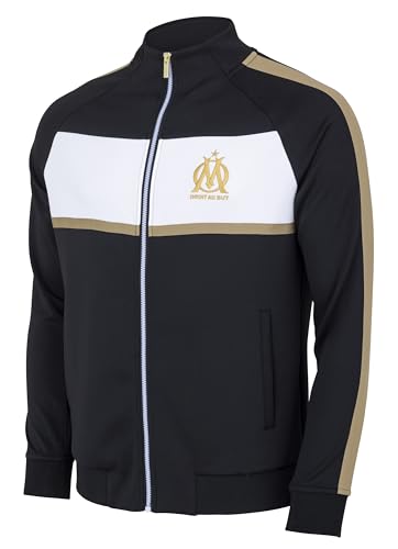 OLYMPIQUE DE MARSEILLE Jacke mit Reißverschluss – Offizielle Kollektion, Herrengröße, L von OLYMPIQUE DE MARSEILLE