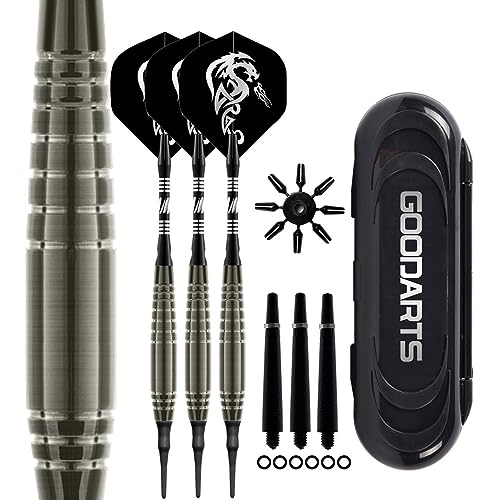 OLYSPM 3 Stück Dartpfeile,Dartpfeile mit Kunststoffspitze,Dart Pfeile,Softdarts mit 3 Läufen,3 Aluminiumwellen,3 Ersatzwellen,3 Flights,8 Flight Protectors,12 Gummi O-Ringen,1 Dartkoffer OLYSPM 3 Stück Dartpfeile,Dartpfeile mit Kunststoffspitze,Dart Pfeile,Softdarts mit 3 Läufen,3 Aluminiumwellen,3 Ersatzwellen,3 Flights,8 Flight Protectors,12 Gummi O-Ringen,1 Dartkoffer von OLYSPM