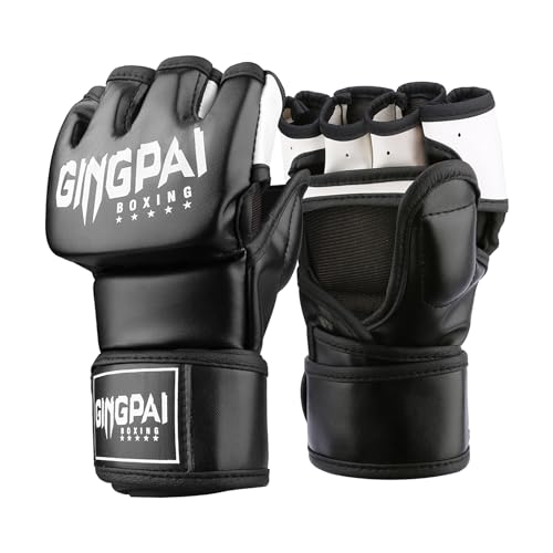 OLYSPM MMA Handschuhe,MMA Sparring Handschuhe,Fingerlose Boxhandschuhe mit Hervorragender Atmungsaktivität,Herren Damen Kickbox Handschuhe für MMA,Punching,Kickboxen,Muay Thai OLYSPM MMA Handschuhe,MMA Sparring Handschuhe,Fingerlose Boxhandschuhe mit Hervorragender Atmungsaktivität,Herren Damen Kickbox Handschuhe für MMA,Punching,Kickboxen,Muay Thai von OLYSPM