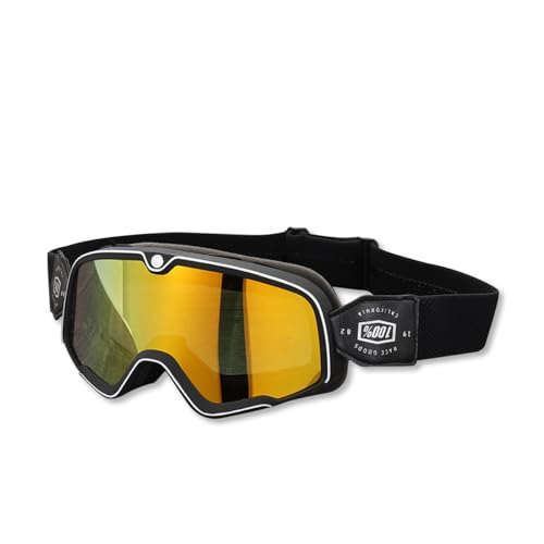 OLYSPM Motocross Brille,MTB Brille,Vintage Motorradbrille mit Doppelter Schwammauskleidung und Rutschfestem Elastikband,Motorrad Brille mit Winddicht,Staubdicht,UV-Schutz OLYSPM Motocross Brille,MTB Brille,Vintage Motorradbrille mit Doppelter Schwammauskleidung und Rutschfestem Elastikband,Motorrad Brille mit Winddicht,Staubdicht,UV-Schutz von OLYSPM