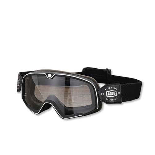 OLYSPM Motocross Brille,MTB Brille,Vintage Motorradbrille mit Doppelter Schwammauskleidung und Rutschfestem Elastikband,Motorrad Brille mit Winddicht,Staubdicht,UV-Schutz OLYSPM Motocross Brille,MTB Brille,Vintage Motorradbrille mit Doppelter Schwammauskleidung und Rutschfestem Elastikband,Motorrad Brille mit Winddicht,Staubdicht,UV-Schutz von OLYSPM