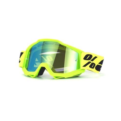 OLYSPM Motocross Brille,MTB Brille mit Doppellagigem Schwammkissen und UV-Schutzgläsern,Anti-Beschlag Motorradbrille für Radfahren,Skifahren,Klettern von OLYSPM