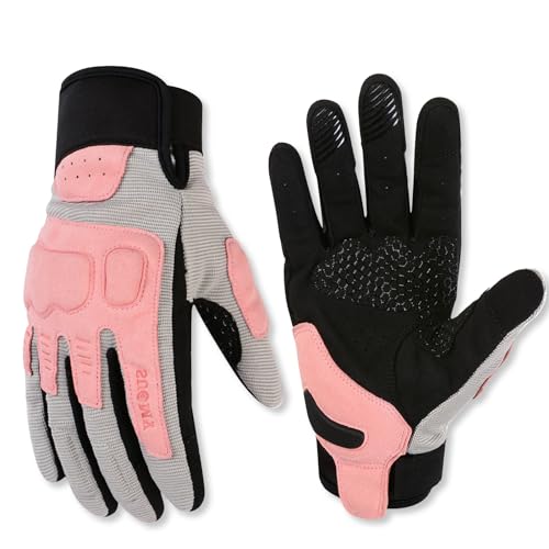 OLYSPM Motorrad Handschuhe Herr,Motorradhandschuhe Herren mit Touchscreen,Motocross Handschuhe mit Hervorragendem Grip,Schutz für Männer,Frauen für Motocross,Radfahren,Klettern,Skifahren von OLYSPM