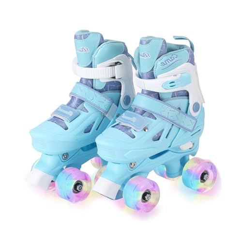 OLYSPM Rollschuhe Kinder,Kinder Rollschuhe,Rollschuhe für Kinder,Rollschuhe Mädchen,4 Größen Verstellbare Rollschuhe mit 8 PU-Flash-Rädern und ABEC-7-Lager für Jungen,Mädchen,Anfänger OLYSPM Rollschuhe Kinder,Kinder Rollschuhe,Rollschuhe für Kinder,Rollschuhe Mädchen,4 Größen Verstellbare Rollschuhe mit 8 PU-Flash-Rädern und ABEC-7-Lager für Jungen,Mädchen,Anfänger von OLYSPM
