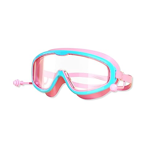 OLYSPM Schwimmbrille Kinder,Schwimmbrillen,Taucherbrille Kinder Befestigt Einteilige Ohrstöpsel,Kinder Schwimmbrille mit Weitsicht,Anti-Beschlag,Wasserdicht für Alter 3 bis 14 Jahre OLYSPM Schwimmbrille Kinder,Schwimmbrillen,Taucherbrille Kinder Befestigt Einteilige Ohrstöpsel,Kinder Schwimmbrille mit Weitsicht,Anti-Beschlag,Wasserdicht für Alter 3 bis 14 Jahre von OLYSPM