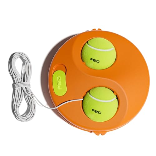 OLYSPM Tennistrainer,Tennis Zubehör,Tennis Trainer mit 2 Tennisbälle,1 Elastischer Schnur,1 Aufbewahrungsbeutel,Tragbares Tennis Trainingsgerät für Erwachsene,Kinder und Anfänger OLYSPM Tennistrainer,Tennis Zubehör,Tennis Trainer mit 2 Tennisbälle,1 Elastischer Schnur,1 Aufbewahrungsbeutel,Tragbares Tennis Trainingsgerät für Erwachsene,Kinder und Anfänger von OLYSPM