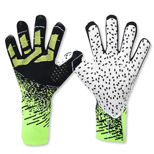 OLYSPM Torwarthandschuhe Kinder,Torwarthandschuhe Herren mit 3 MM Latex-Handfläche für Hervorragende Ballkontrolle,Atmungsaktive und Flexible Football Handschuhe für Profis,Einsteiger OLYSPM Torwarthandschuhe Kinder,Torwarthandschuhe Herren mit 3 MM Latex-Handfläche für Hervorragende Ballkontrolle,Atmungsaktive und Flexible Football Handschuhe für Profis,Einsteiger von OLYSPM