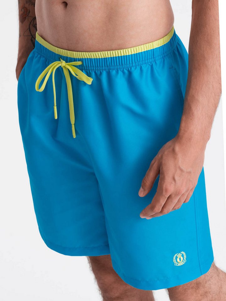 OMBRE Badehose Herren-Badeshorts mit zweifarbigem Bündchen OMBRE Badehose Herren-Badeshorts mit zweifarbigem Bündchen von OMBRE