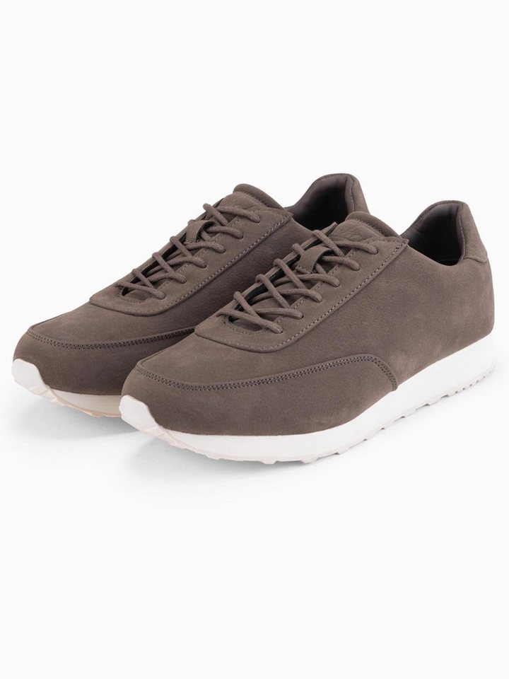 OMBRE Sportliche Herren-Sneaker-Schuhe aus Öko-Leder mit Wildleder-Finish Sneaker OMBRE Sportliche Herren-Sneaker-Schuhe aus Öko-Leder mit Wildleder-Finish Sneaker von OMBRE