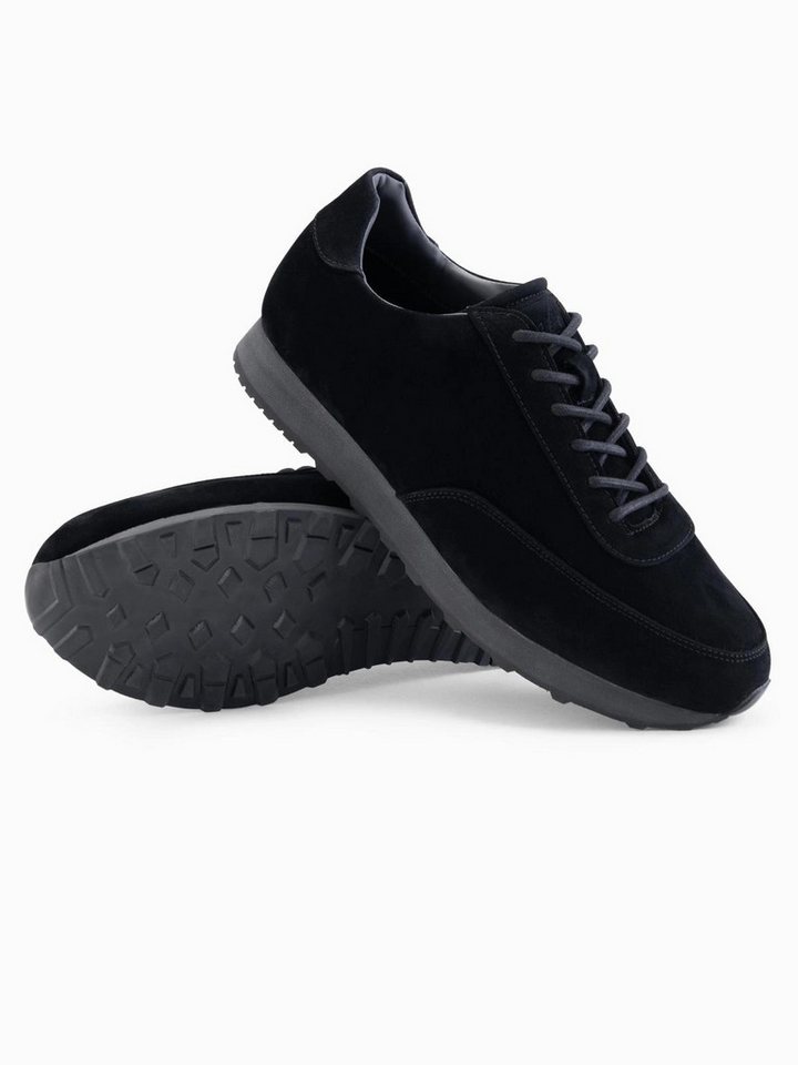 OMBRE Sportliche Herren-Sneaker-Schuhe aus Öko-Leder mit Wildleder-Finish Sneaker OMBRE Sportliche Herren-Sneaker-Schuhe aus Öko-Leder mit Wildleder-Finish Sneaker von OMBRE