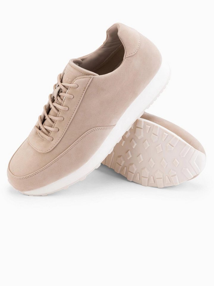 OMBRE Sportliche Herren-Sneaker-Schuhe aus Öko-Leder mit Wildleder-Finish Sneaker OMBRE Sportliche Herren-Sneaker-Schuhe aus Öko-Leder mit Wildleder-Finish Sneaker von OMBRE