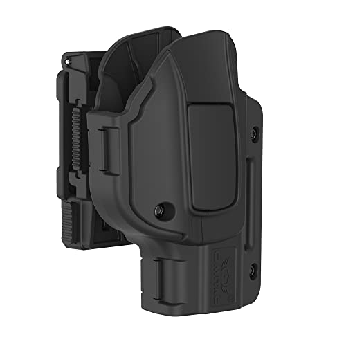360° Rotation G19 Holster,OWB Holster for Glock 19 G23 G32 Gen 1-5 Outside Waistband Holster Tactical G19 Holster Right Hand Anto lock Released/Index finger Released Concealed Holster 360° Rotation G19 Holster,OWB Holster for Glock 19 G23 G32 Gen 1-5 Outside Waistband Holster Tactical G19 Holster Right Hand Anto lock Released/Index finger Released Concealed Holster von OMITAC