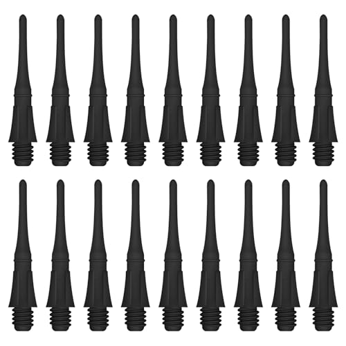 OMJMYY 100 Stück Dartspitzen Kunststoff,2BA Gewinde,Premium Softdart Spitzen,Schwarz,Dart Spitzen Soft Besonders Stabil langlebig,Softdarts Ersatzspitzen,Darts Spitzen Soft für Dartliebhaber OMJMYY 100 Stück Dartspitzen Kunststoff,2BA Gewinde,Premium Softdart Spitzen,Schwarz,Dart Spitzen Soft Besonders Stabil langlebig,Softdarts Ersatzspitzen,Darts Spitzen Soft für Dartliebhaber von OMJMYY