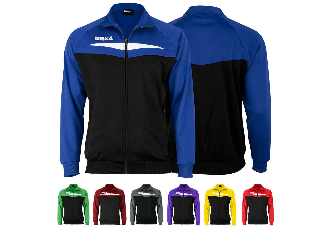 OMKA Trainingsjacke OK200J OMKA Optima Trainingsjacke Joggingjacke Sportjacke von OMKA