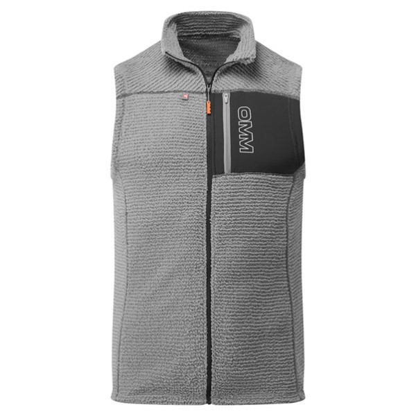 OMM - Core Zipped Vest - Fleeceweste Gr M;S;XL grau von OMM