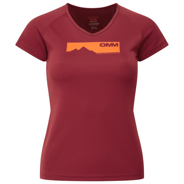 OMM - Women's Bearing Tee S/S - Laufshirt Gr XL rot von OMM