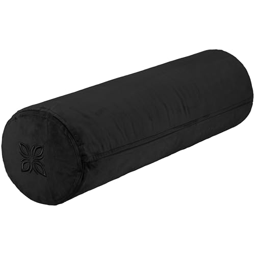 OMNANA® CUSHY™ Yogarolle Velvet - Ergonomisches Design, Weicher Samtbezug, Unterstützt Dehnungen und Entspannung, Ideal für Yoga und Meditation von OMNANA