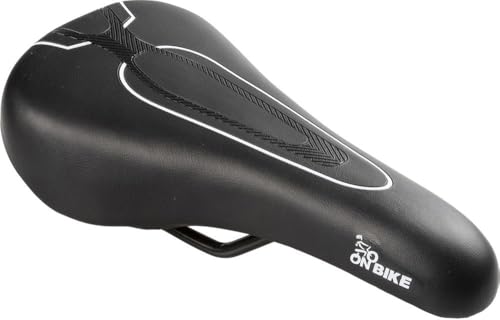 ONBIKE - Universeller Mountainbike-Fahrradsattel, Rutschfeste Oberfläche, Für Jungen, PU-Material, Schwarz, Einheitsgröße, Polyurethan ONBIKE - Universeller Mountainbike-Fahrradsattel, Rutschfeste Oberfläche, Für Jungen, PU-Material, Schwarz, Einheitsgröße, Polyurethan von ONBIKE