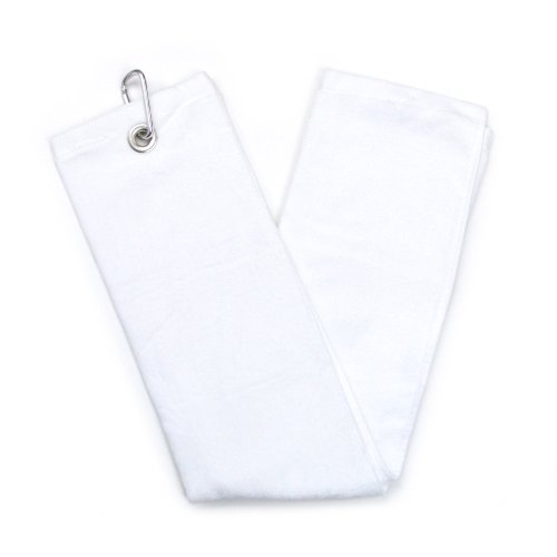 Second Chance Tri-Fold Handtuch, Weiß, Towel-White von ON PAR