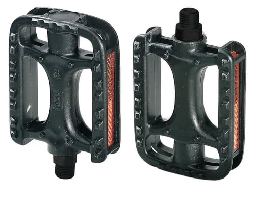 ONBIKE - Citybike-Pedale, Nylon-Konstruktion, Eingebaute Reflektoren, Schwarz, Einheitsgröße, Nylon ONBIKE - Citybike-Pedale, Nylon-Konstruktion, Eingebaute Reflektoren, Schwarz, Einheitsgröße, Nylon von ONBIKE