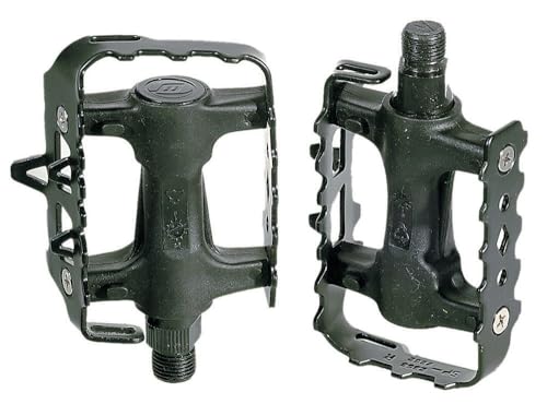 ONBIKE - Fahrradpedale für MTB und Laufen, Harz und Leichtmetall, Gravierte Buchstaben für korrekte Montage, Bewegung auf Kugellagern, Schnelle Montage, Schwarz, Einheitsgröße ONBIKE - Fahrradpedale für MTB und Laufen, Harz und Leichtmetall, Gravierte Buchstaben für korrekte Montage, Bewegung auf Kugellagern, Schnelle Montage, Schwarz, Einheitsgröße von ONBIKE