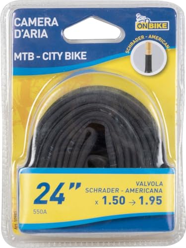 Mountainbike City Bike 24" x 1,50-1,95 Schrader Americana Valve schwarz Fahrrad für Erwachsene Mountainbike City Bike 24" x 1,50-1,95 Schrader Americana Valve schwarz Fahrrad für Erwachsene von ONBIKE