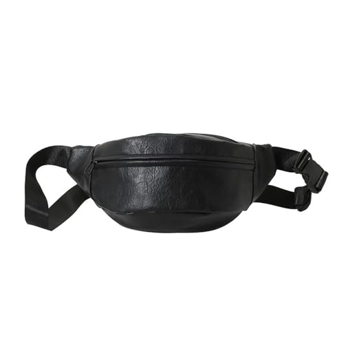 Gürteltasche für Damen Damen-Brusttasche, lässige Umhängetasche, Hüfttasche (Farbe : Black, Size : 15x8x34cm) von ONDIAN